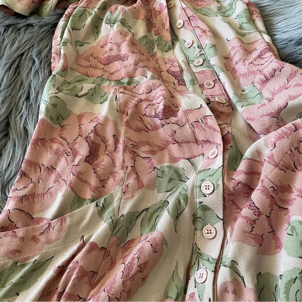 REFORMATION mina dress in diana print - Picture 6 of 9